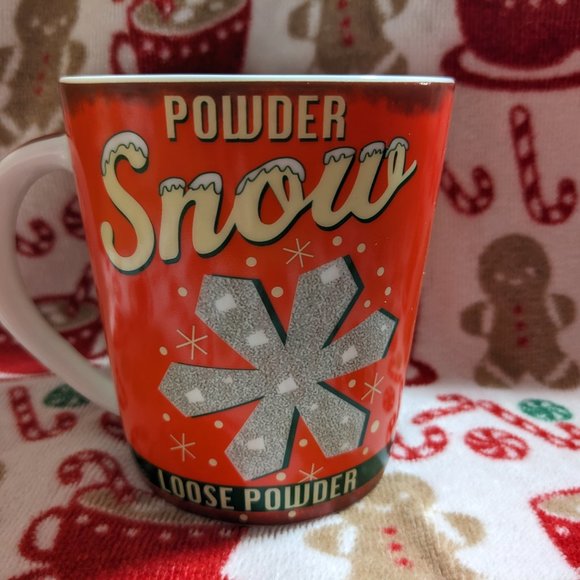 New Vtg Style 2 Winter Mugs Icicles & Powder Snow Germany Waechtersbach Mugs Set - Picture 9 of 10